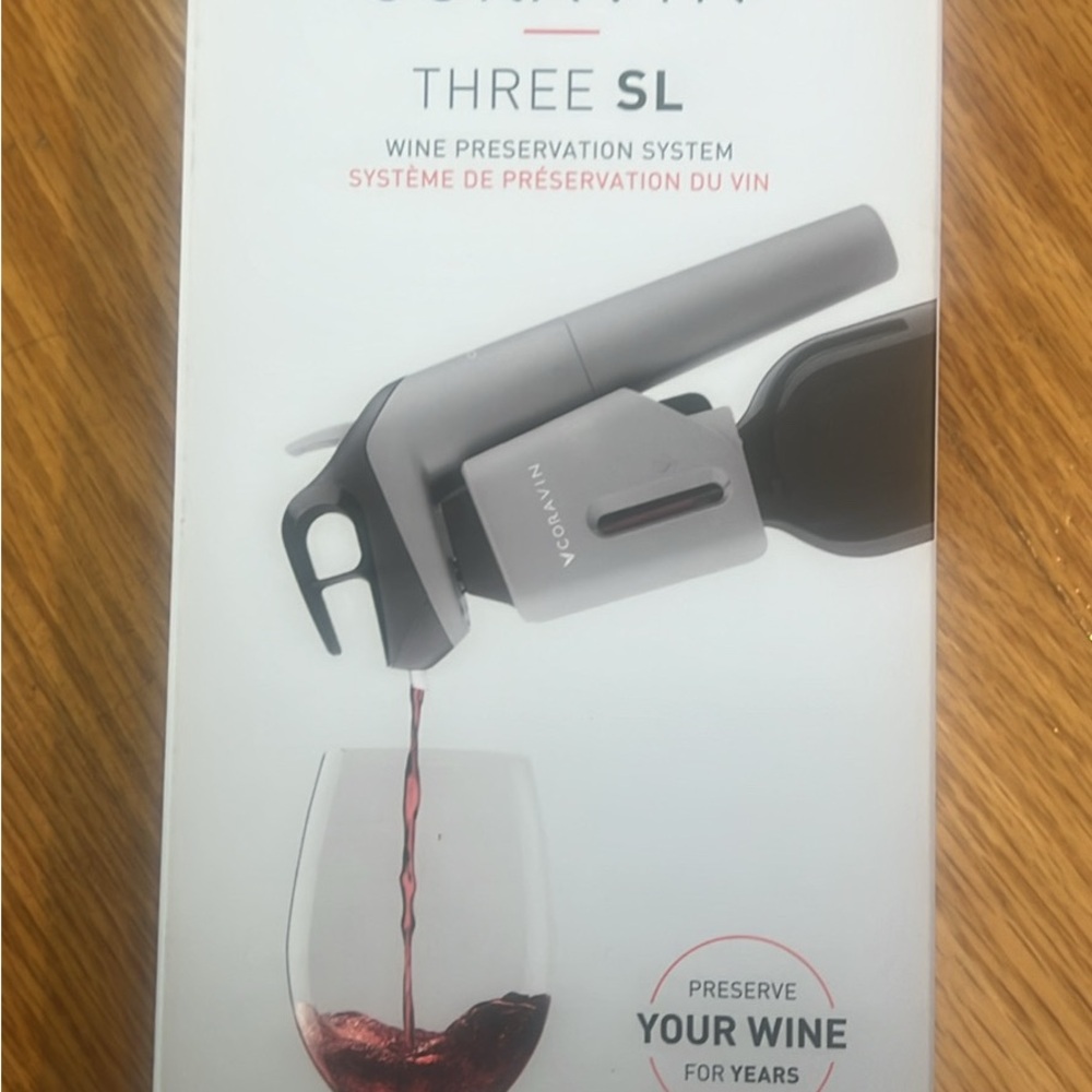 Coravin Three SL Wine Preservation System - Gray